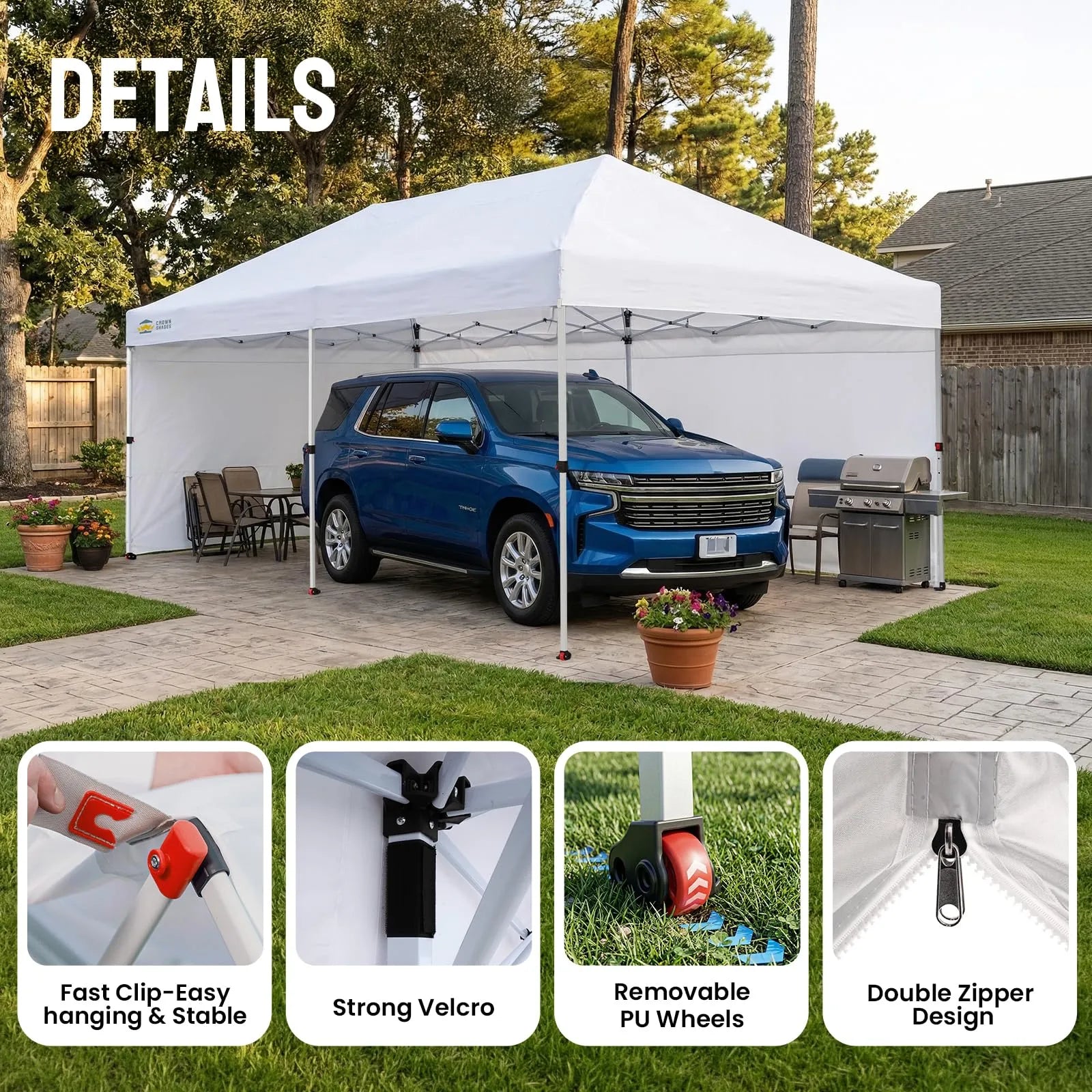 Swift-Lock 10'x20' Canopy | 6 Sidewalls