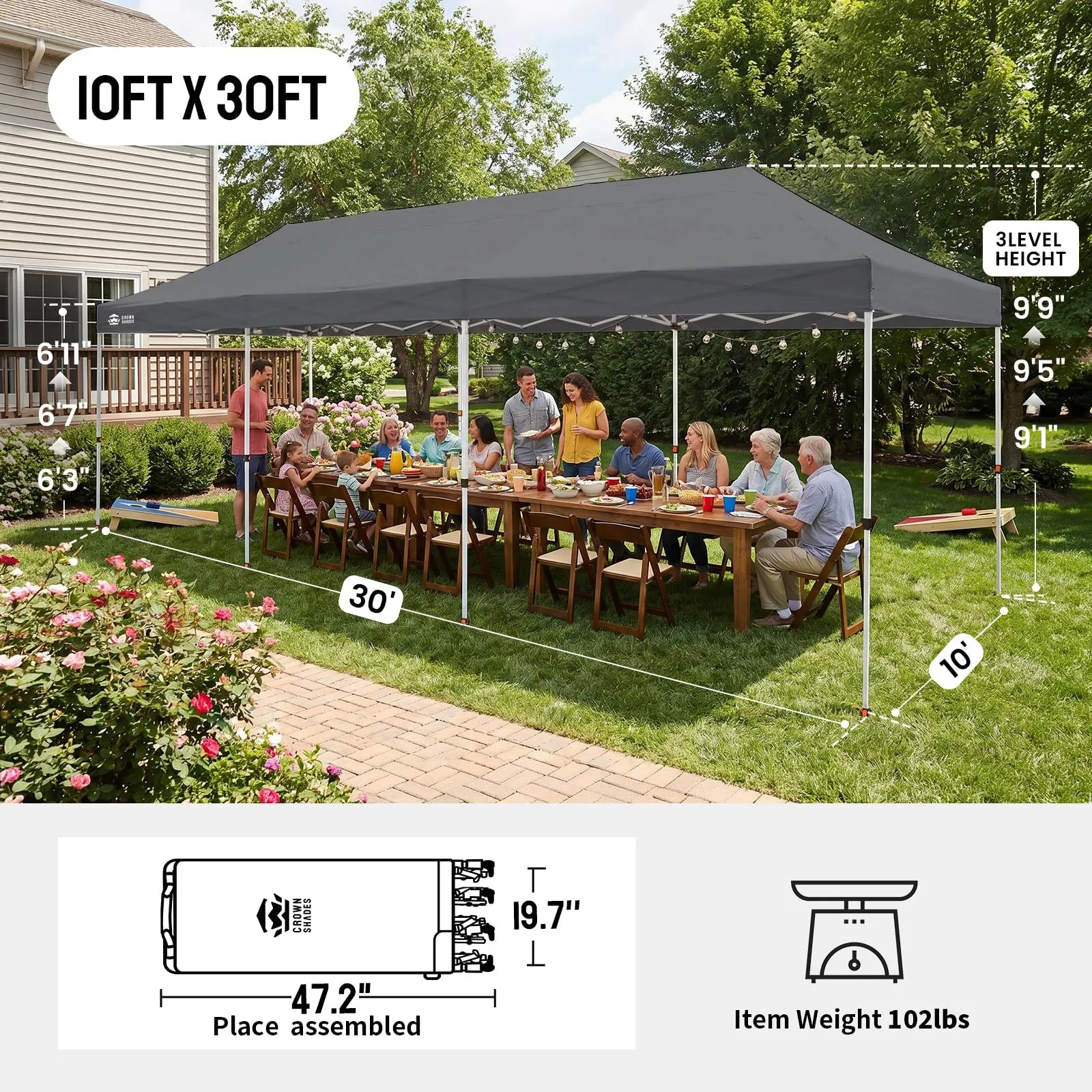Swift-Lock 10'x30' Instant Canopy