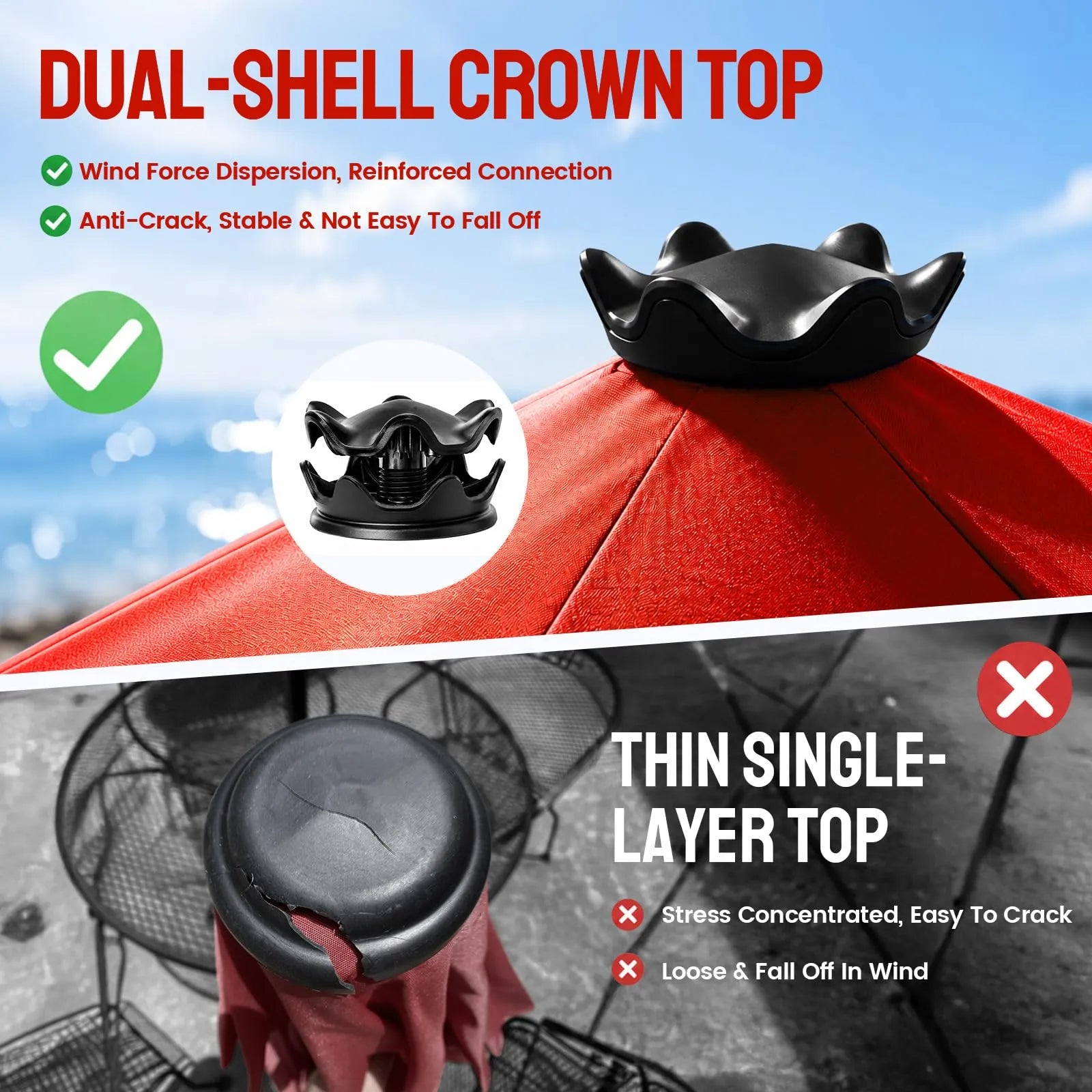Sol-Shield 9' Windproof | 30° Pro-Tilt