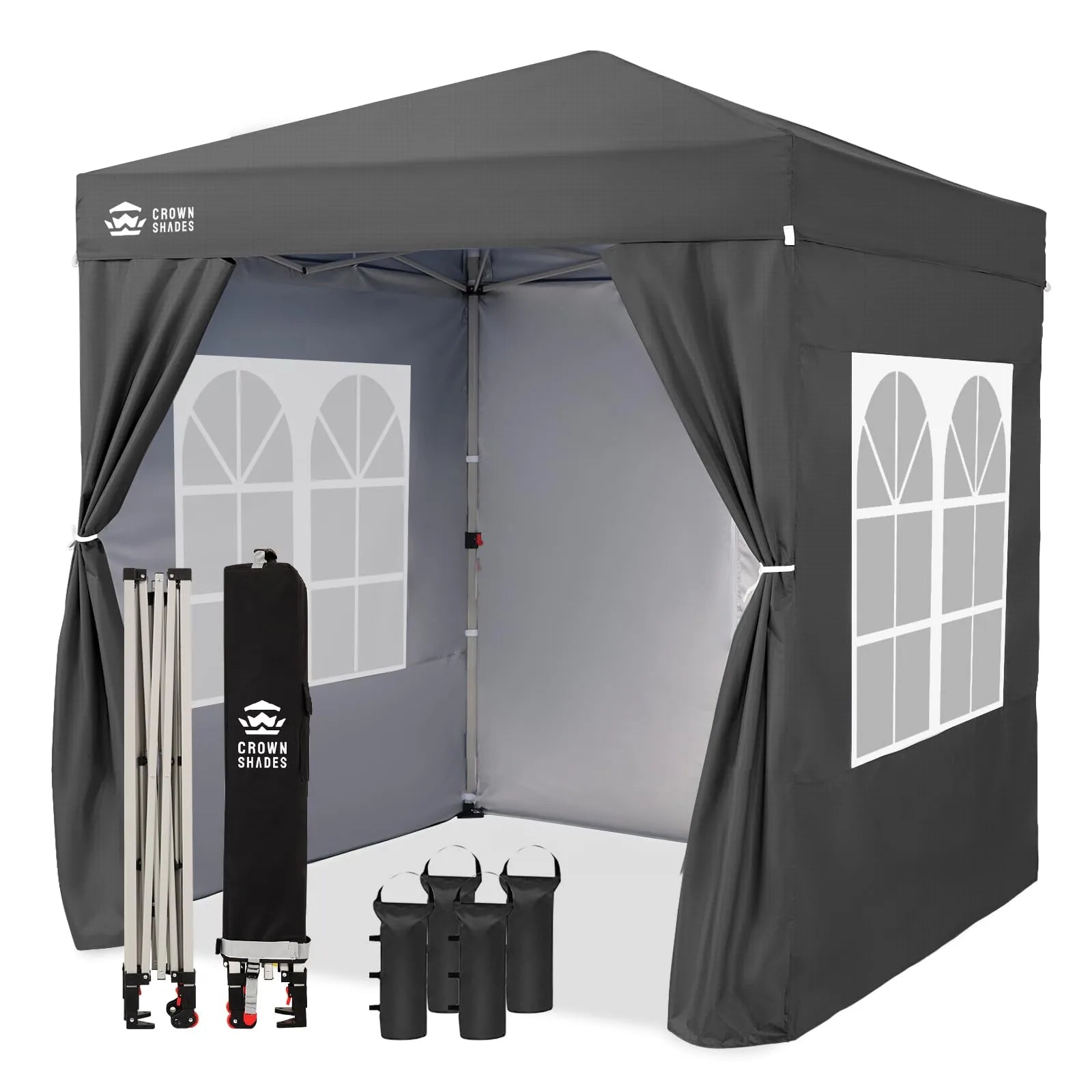 ArdenShade 2 x2m Pop Up Gazebo with 4 Sidewalls