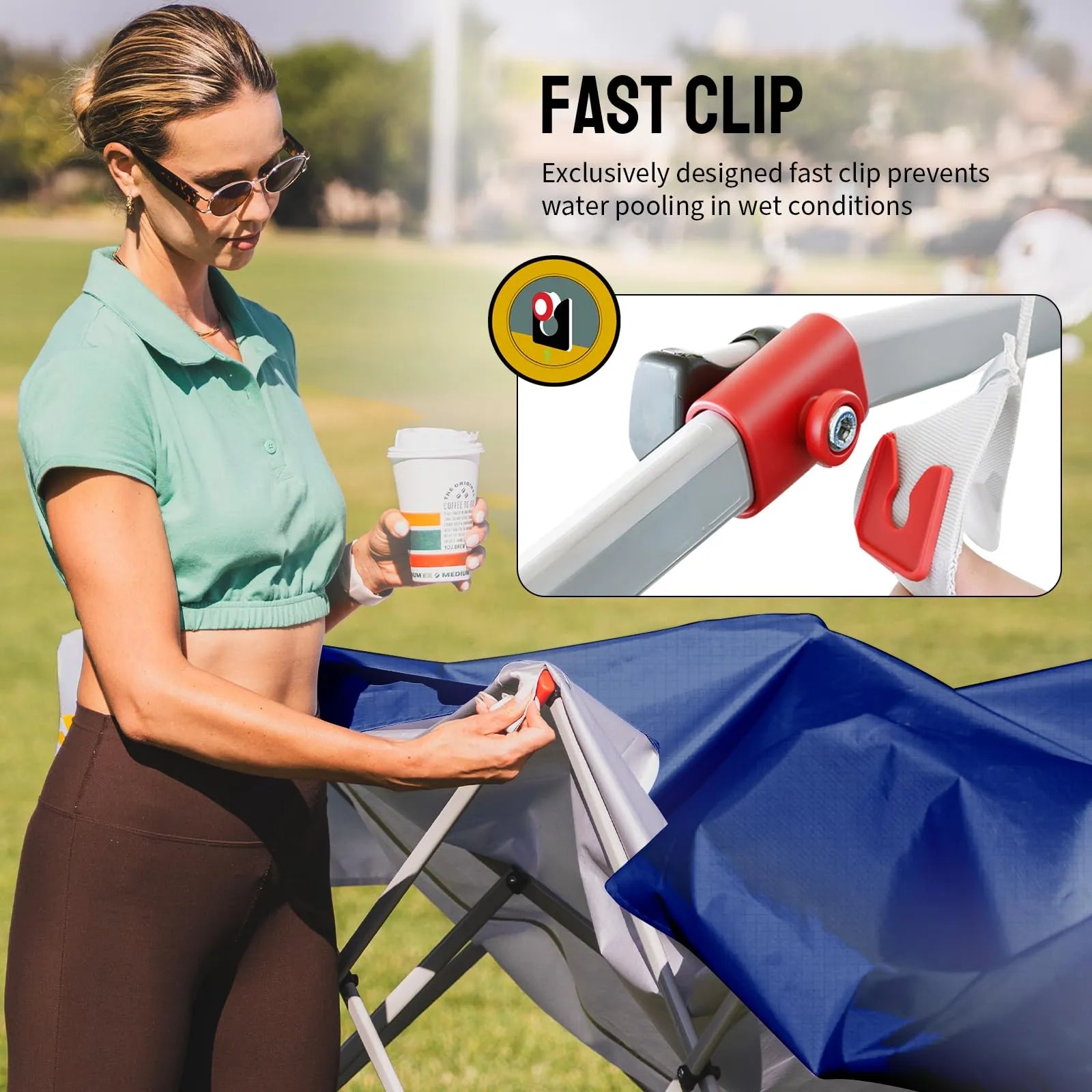 CenterLOK® 3x3m Pop Up Gazebo with 4 Sidewalls