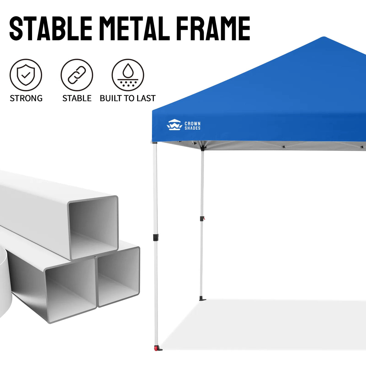 Crown Pro-Duty 10' x 10' Canopy | Full-Wall Business Suite