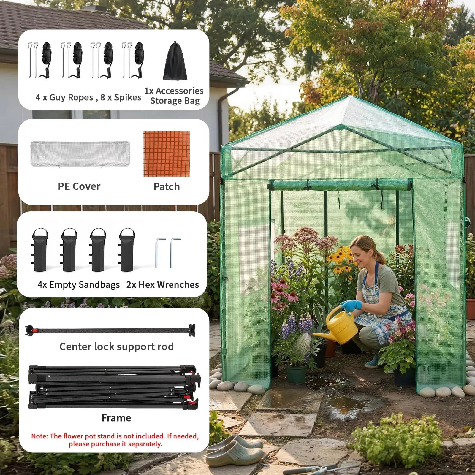 Insta-Grow 6'x8' Pop-Up Greenhouse