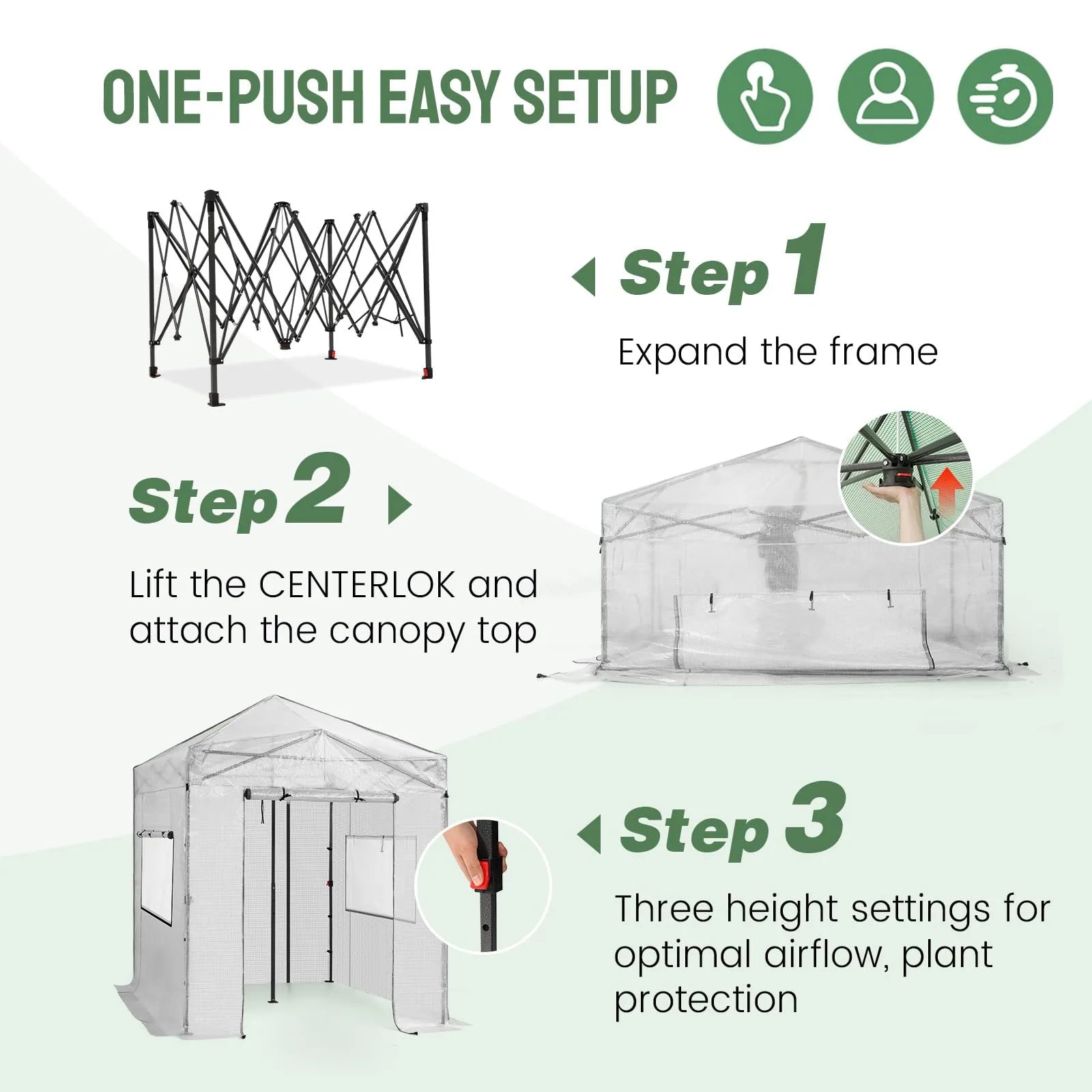 Insta-Grow 6'x8' Pop-Up Greenhouse