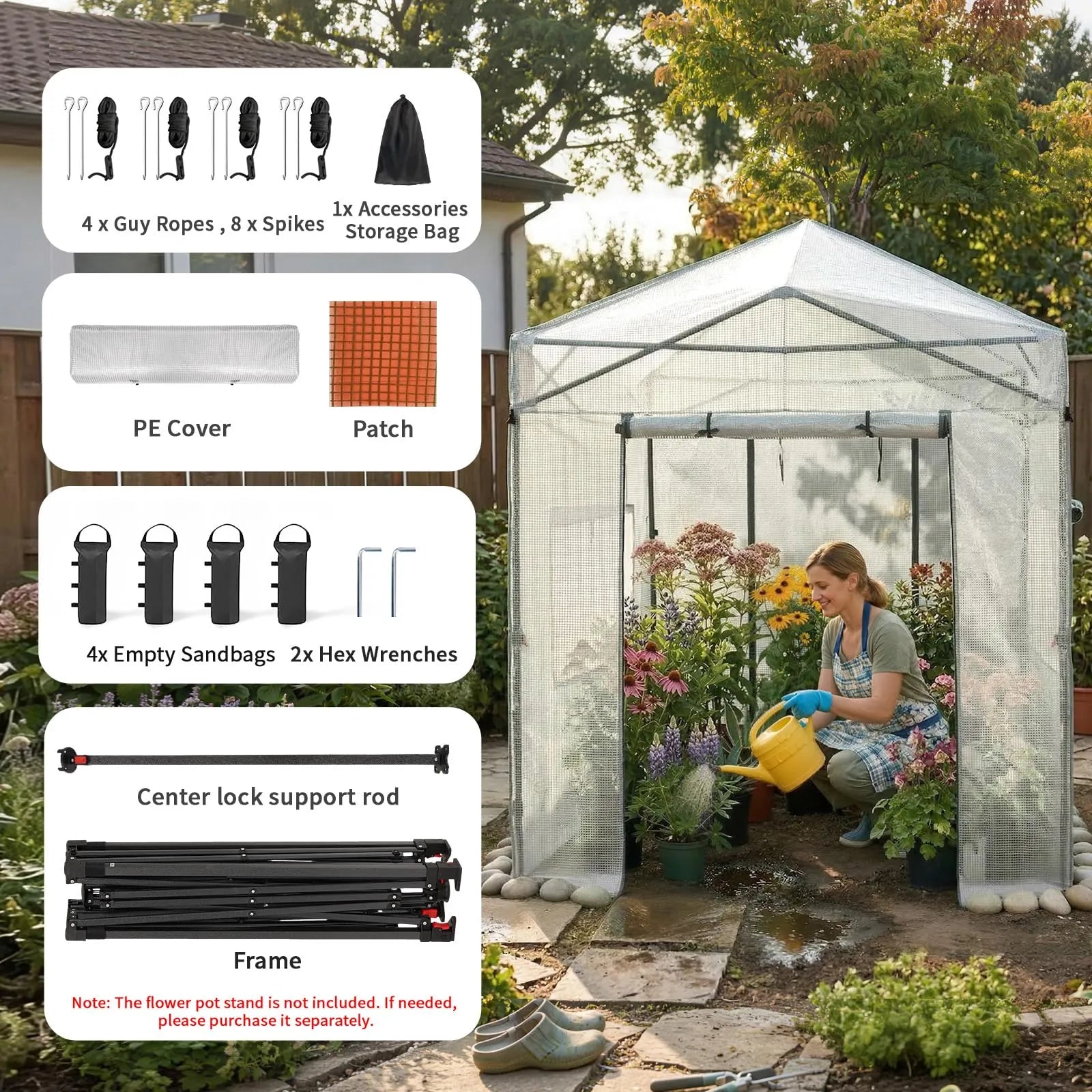 Insta-Grow 6'x8' Pop-Up Greenhouse