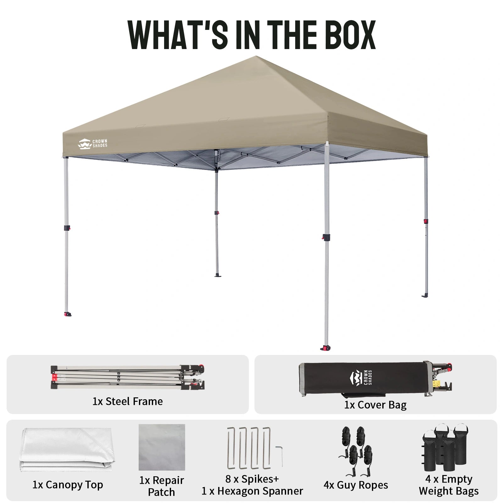 One-Push Lite 8' x 8' Canopy