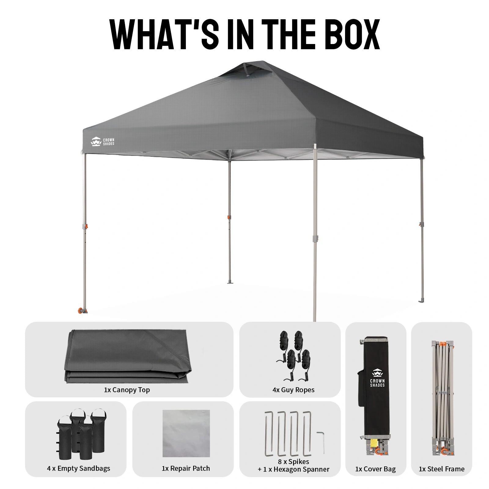 Roll-Glide 10'x10' Instant Canopy