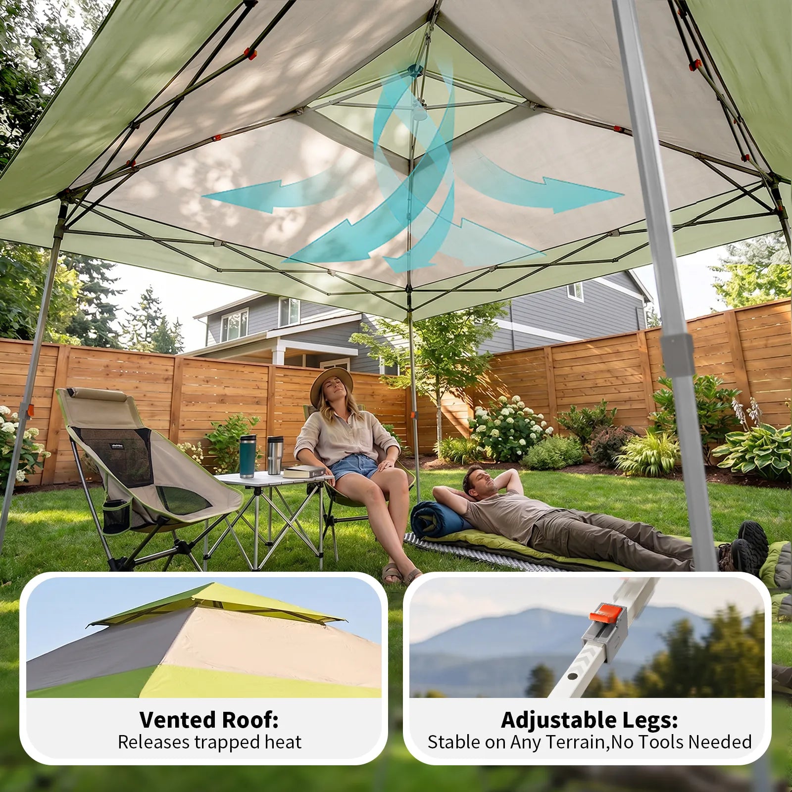 Sky-Vail 13'x13' Vented Canopy