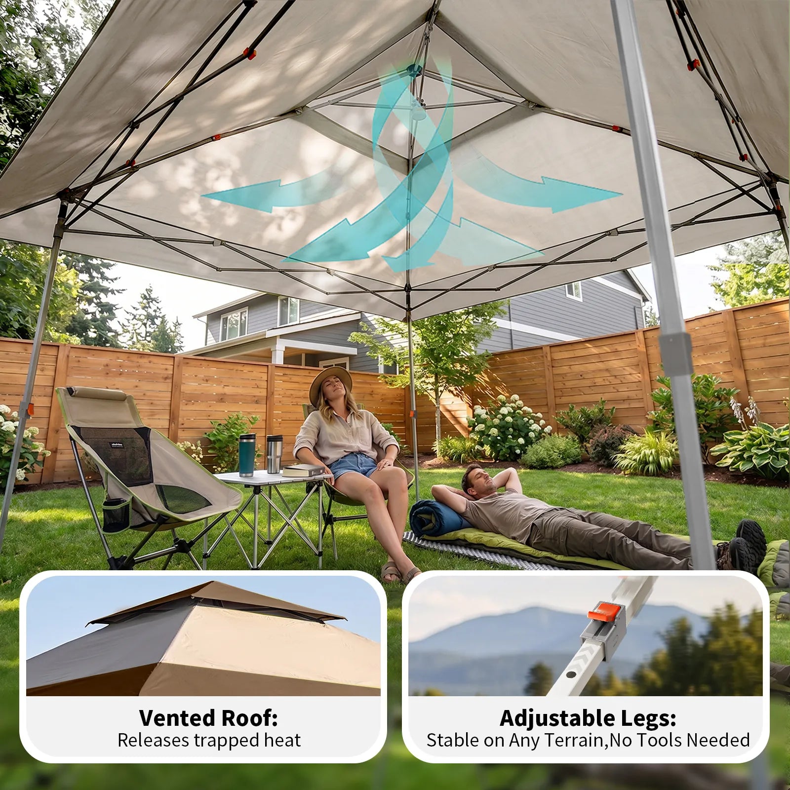 Sky-Vail 13'x13' Vented Canopy