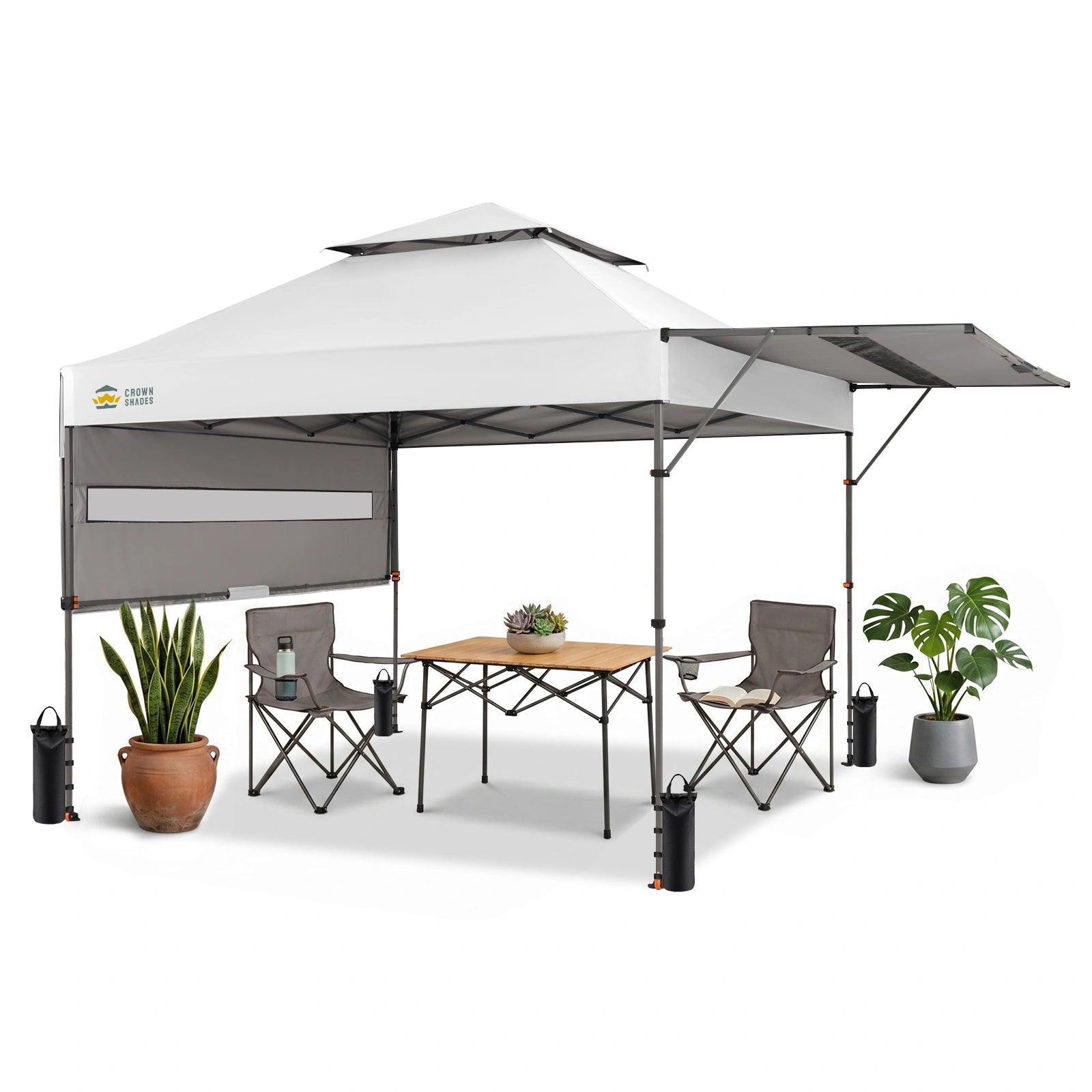 Vista 10' x 18' Canopy | Dual Awnings