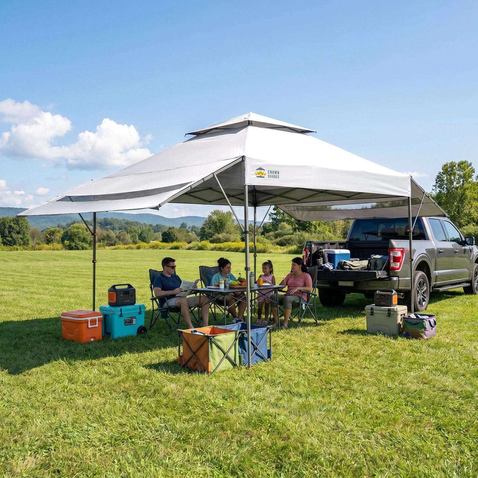 Vista 10' x 18' Canopy | Dual Awnings