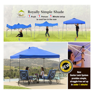 10x10 Pop Up Canopy Tent with Carry Bag – Portable Outdoor Shelter for Sports & Events