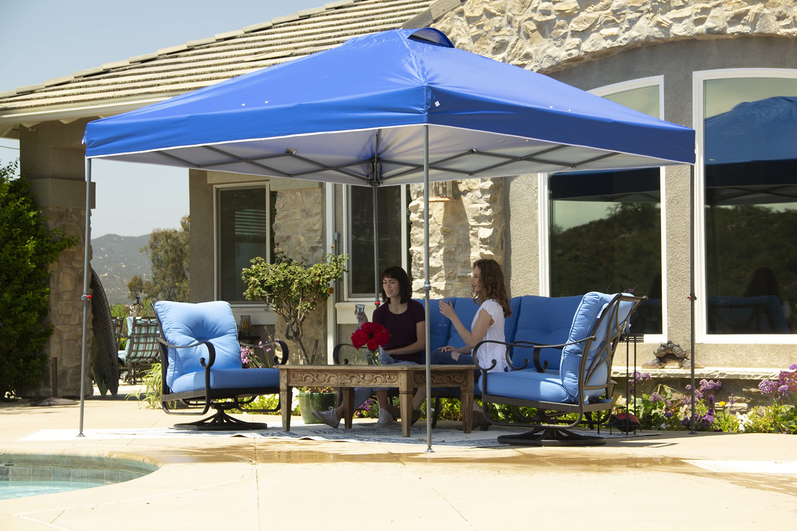 10x10 Pop Up Canopy Tent with Carry Bag – Portable Outdoor Shelter for Sports & Events