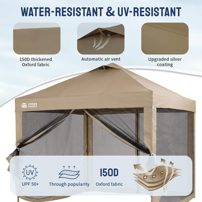 Vista-Ready 10'x10' Gazebo | Mesh Walls