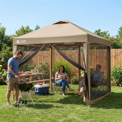 Vista-Ready 10'x10' Gazebo | Mesh Walls