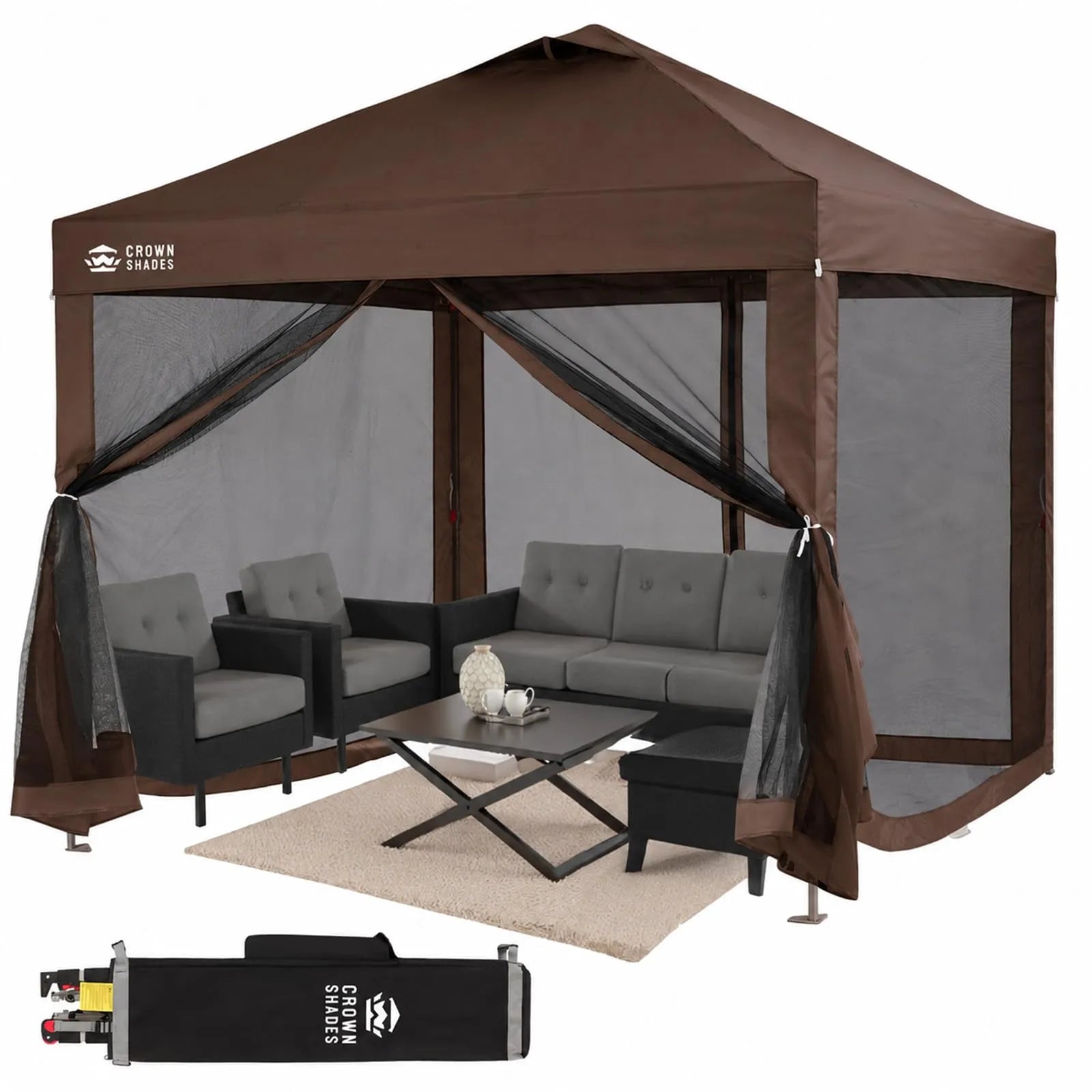 Vista-Ready 10'x10' Gazebo | Mesh Walls