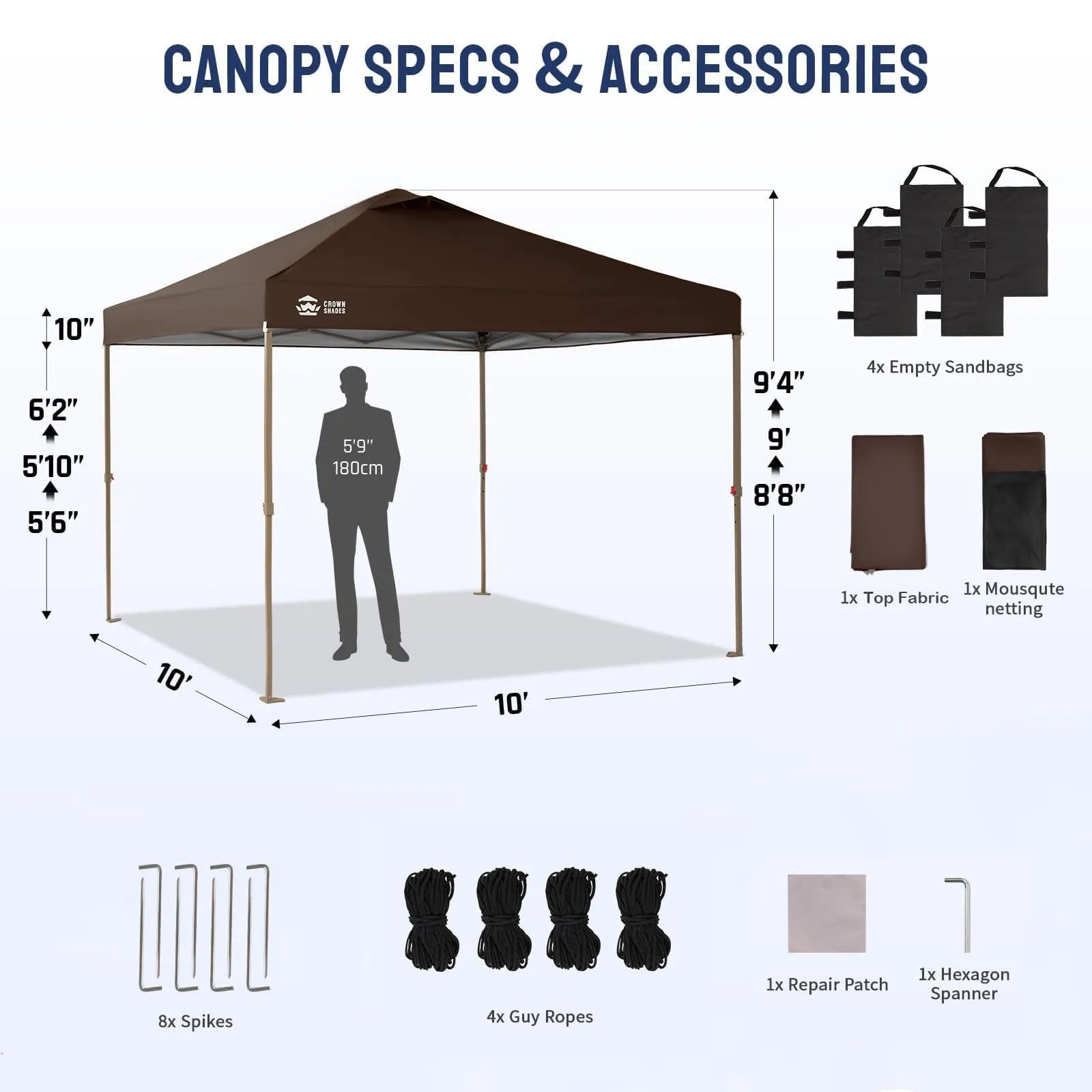 Vista-Ready 10'x10' Gazebo | Mesh Walls