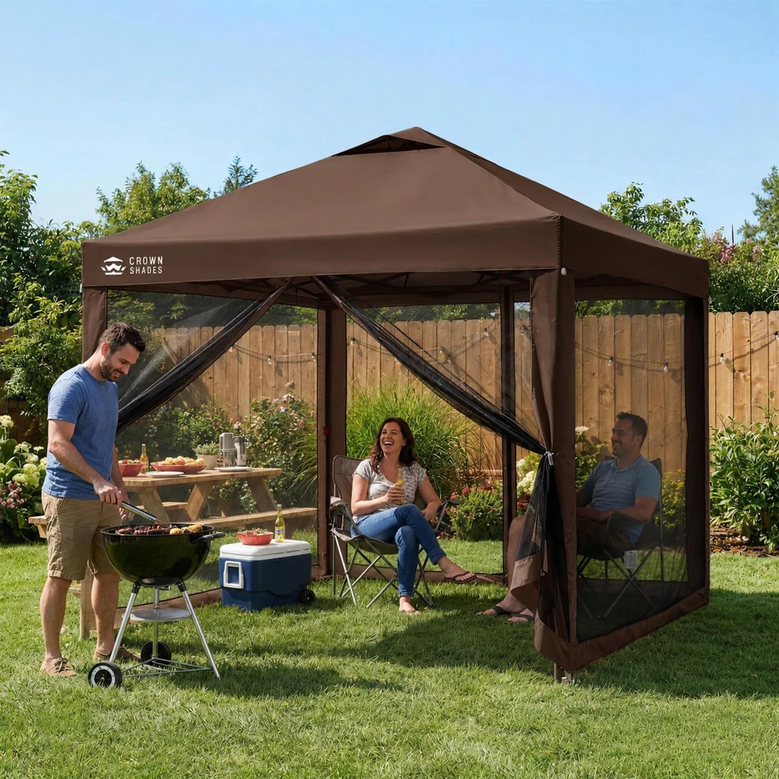 Vista-Ready 10'x10' Gazebo | Mesh Walls