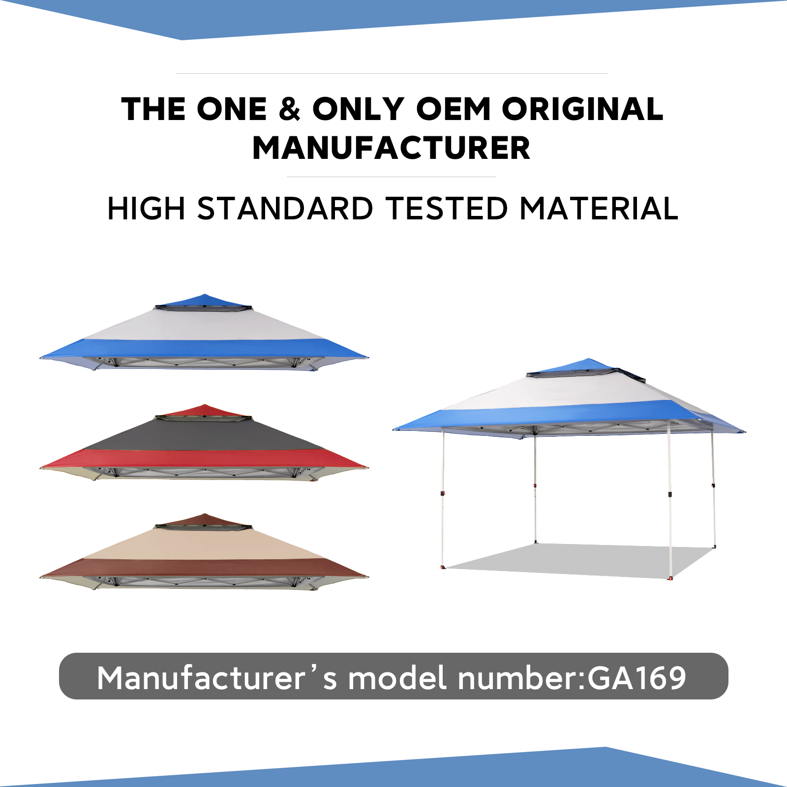 Replacement Canopy top| 13'x13' Canopy | Model GA169