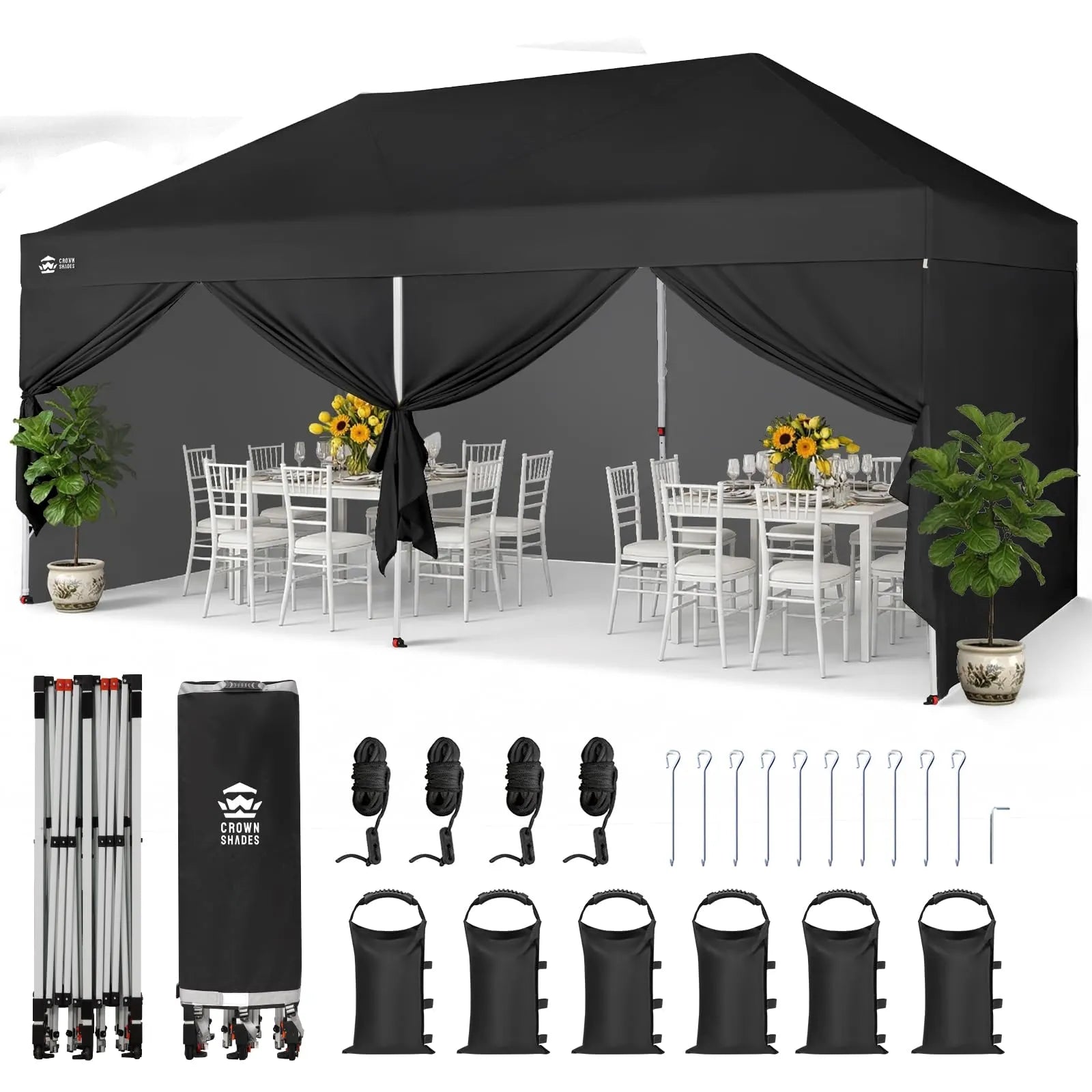 Swift-Lock 10'x20' Canopy | 6 Sidewalls