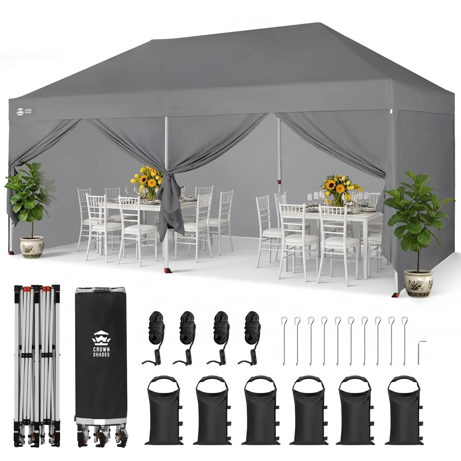 Swift-Lock 10'x20' Canopy | 6 Sidewalls