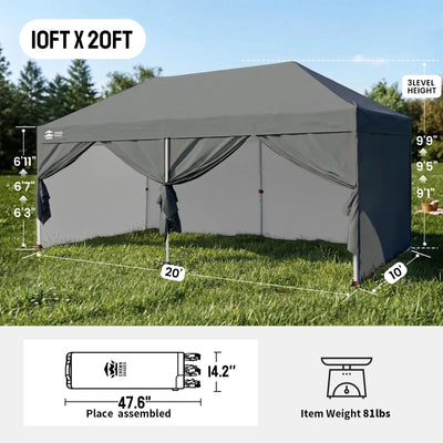 Swift-Lock 10'x20' Canopy | 6 Sidewalls
