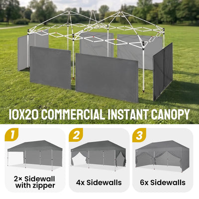 Swift-Lock 10'x20' Canopy | 6 Sidewalls
