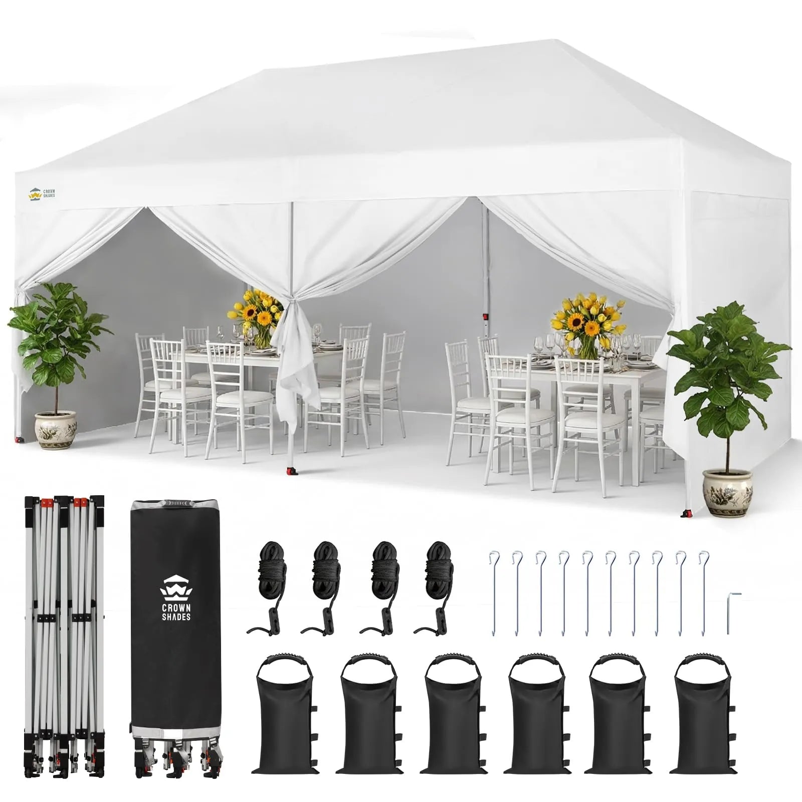 Swift-Lock 10'x20' Canopy | 6 Sidewalls