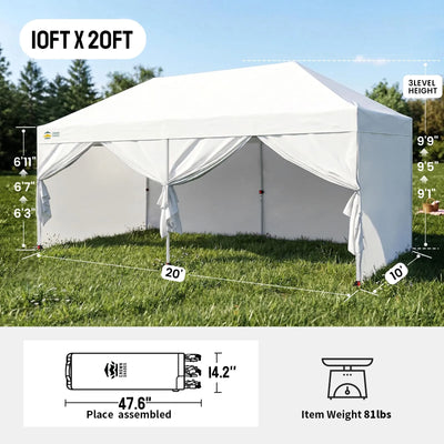 Swift-Lock 10'x20' Canopy | 6 Sidewalls