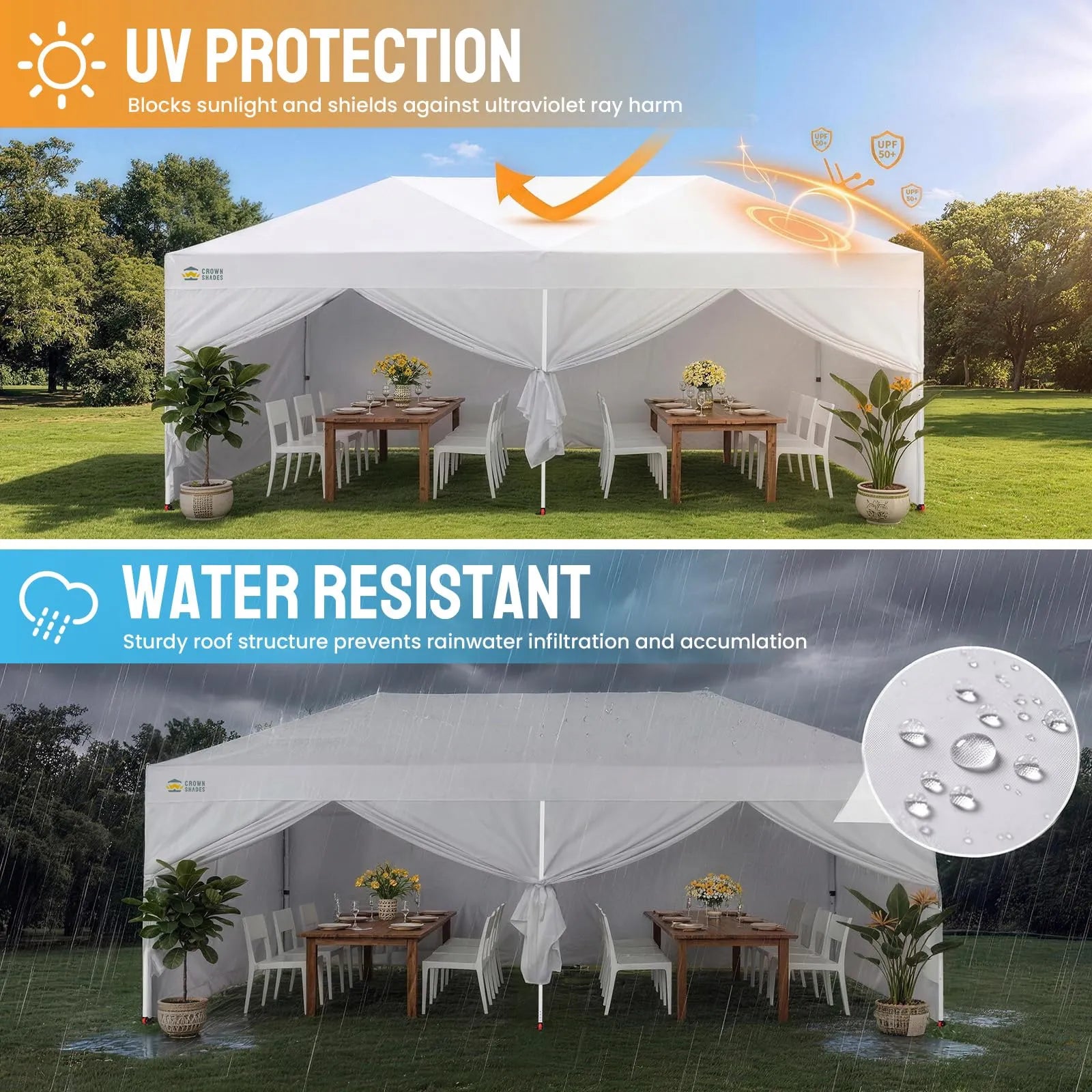 Swift-Lock 10'x20' Canopy | 6 Sidewalls