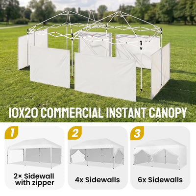 Swift-Lock 10'x20' Canopy | 6 Sidewalls