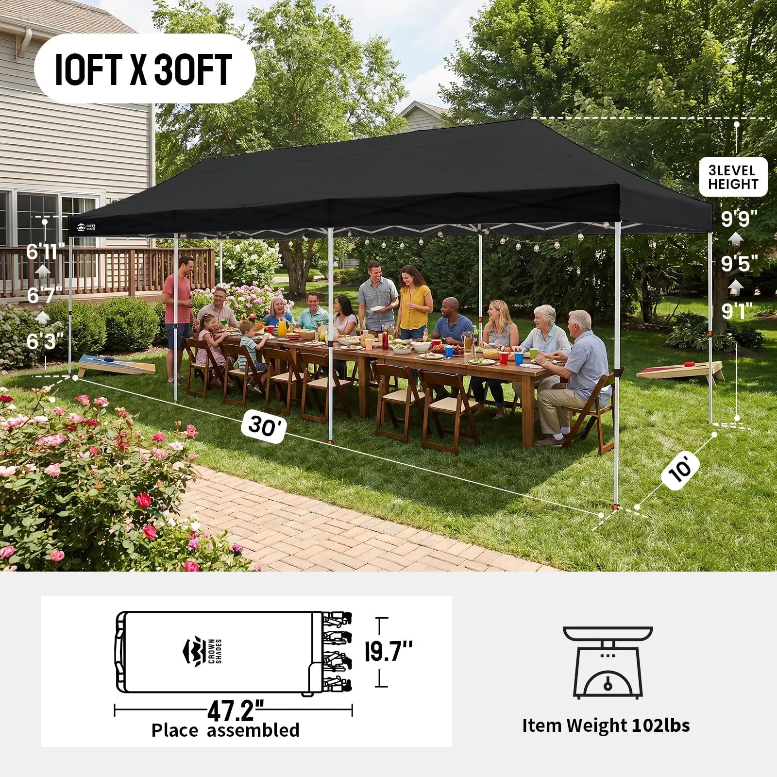 Swift-Lock 10'x30' Instant Canopy