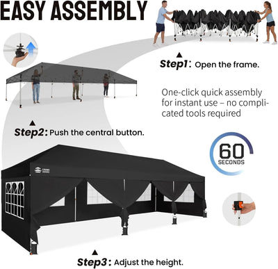 Swift-Lock 10'x30' Instant Canopy | 8 Sidewalls