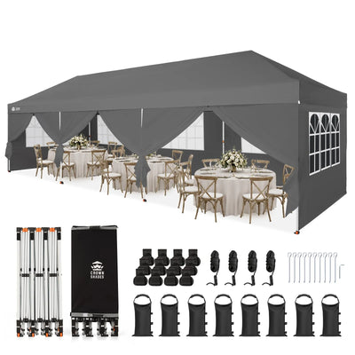 Swift-Lock 10'x30' Instant Canopy | 8 Sidewalls