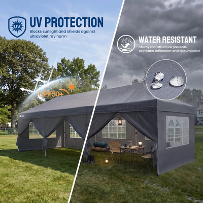 Swift-Lock 10'x30' Instant Canopy | 8 Sidewalls