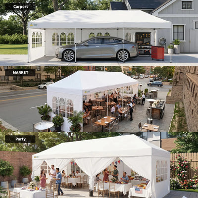 Swift-Lock 10'x30' Instant Canopy | 8 Sidewalls