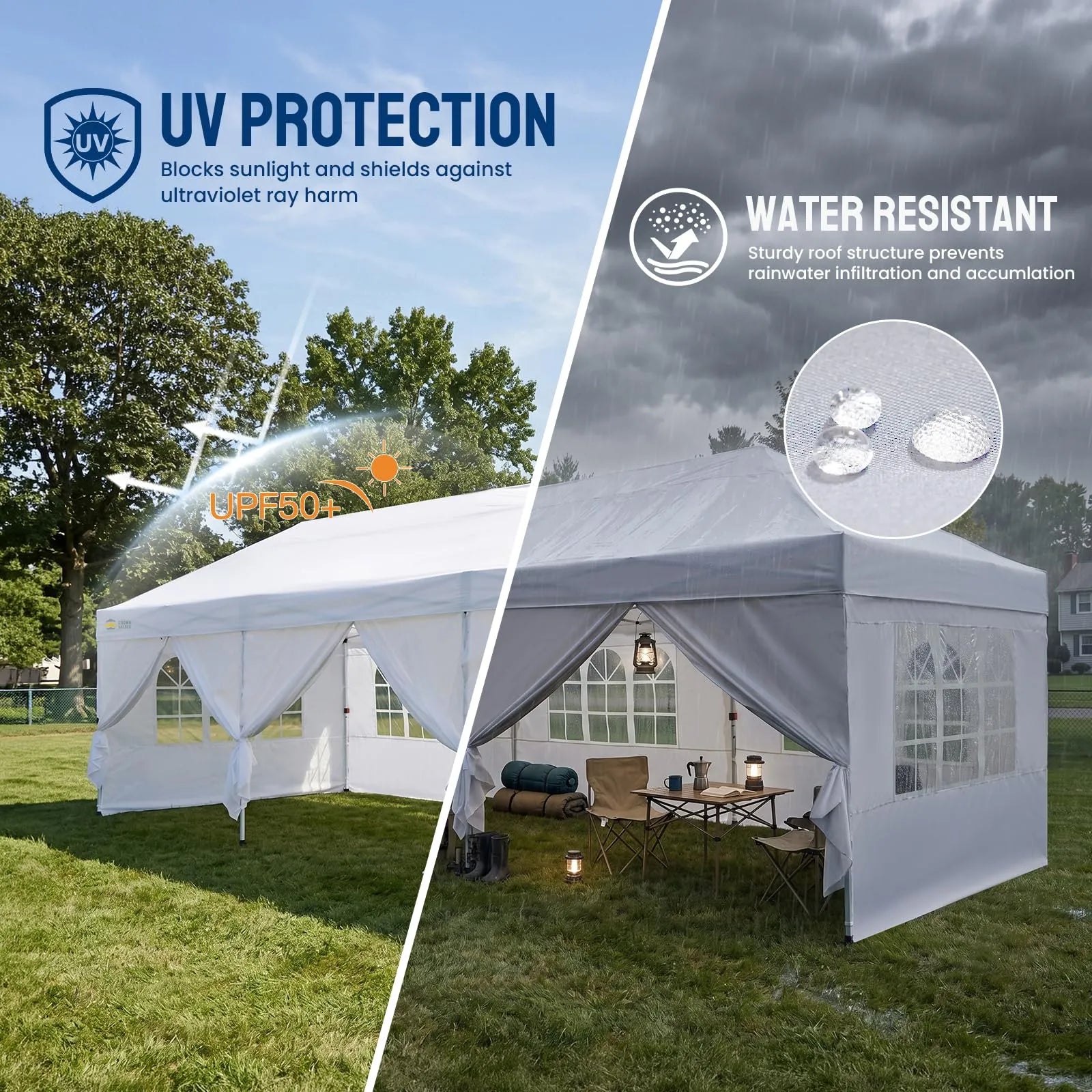 Swift-Lock 10'x30' Instant Canopy | 8 Sidewalls