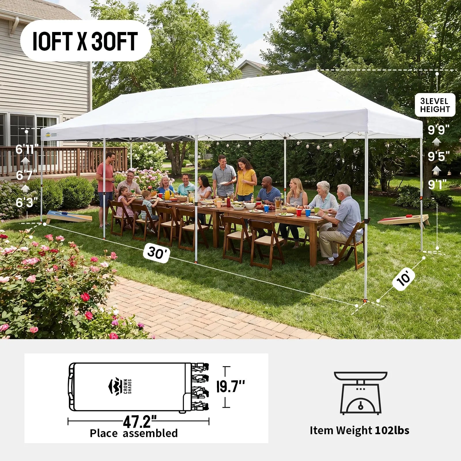 Swift-Lock 10'x30' Instant Canopy