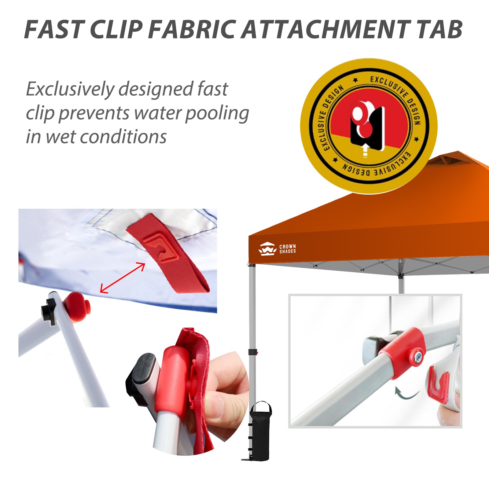 One-Push 10' x 10' Pop Up Canopy