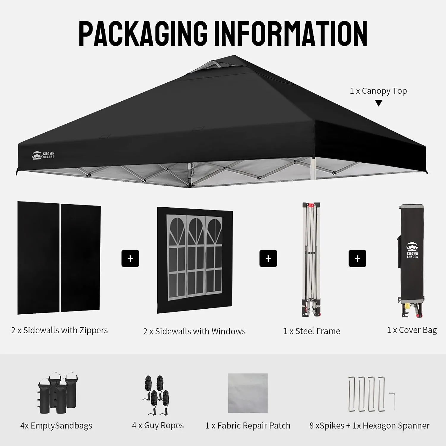 CenterLOK® 10' x 10' Canopy | 4 Sidewalls