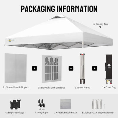 CenterLOK® 10' x 10' Canopy | 4 Sidewalls