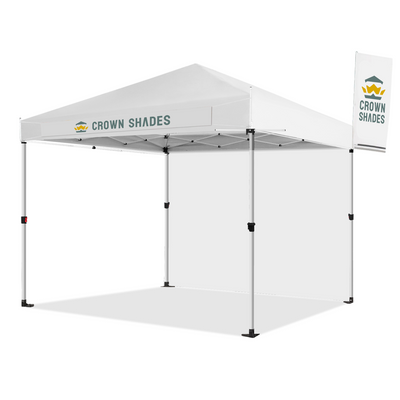 10x10 Commercial Pop Up Canopy Tent - Instant Setup with Accessory Kit