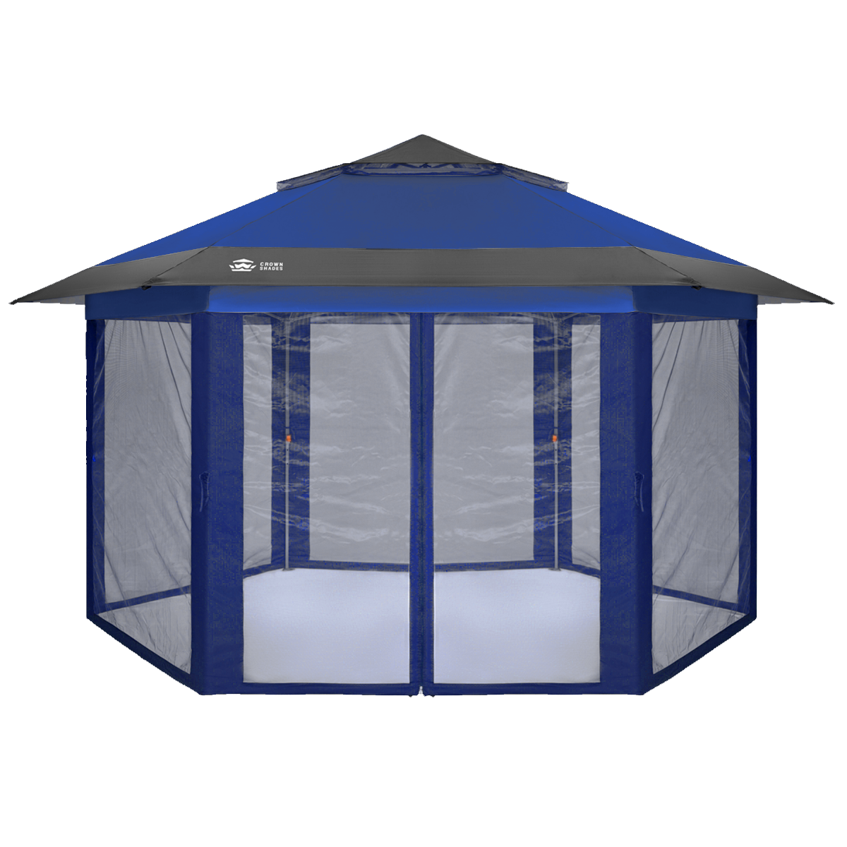 Aura-Hex 12' x 12' Gazebo | 6-Sided & Mesh Walls