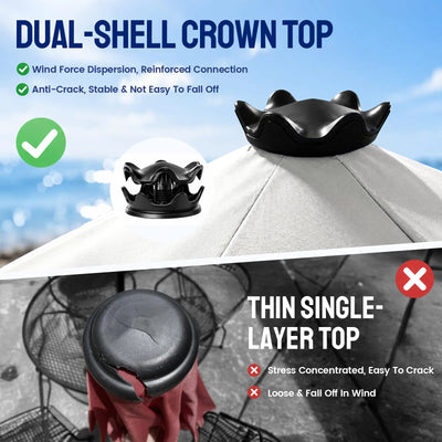 Sol-Shield 9' Windproof | 30° Pro-Tilt