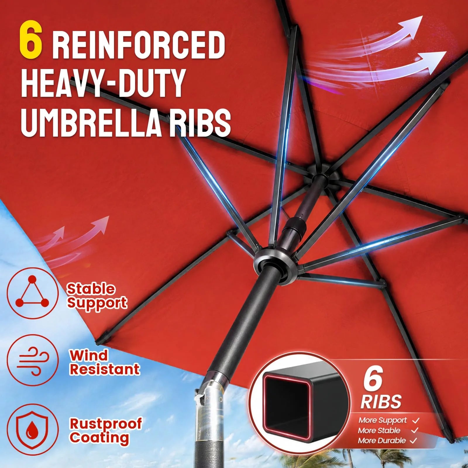 Sol-Shield 9' Windproof | 30° Pro-Tilt