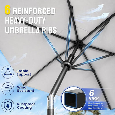 Sol-Shield 9' Windproof | 30° Pro-Tilt