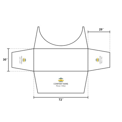 Custom Printed Table Stretch