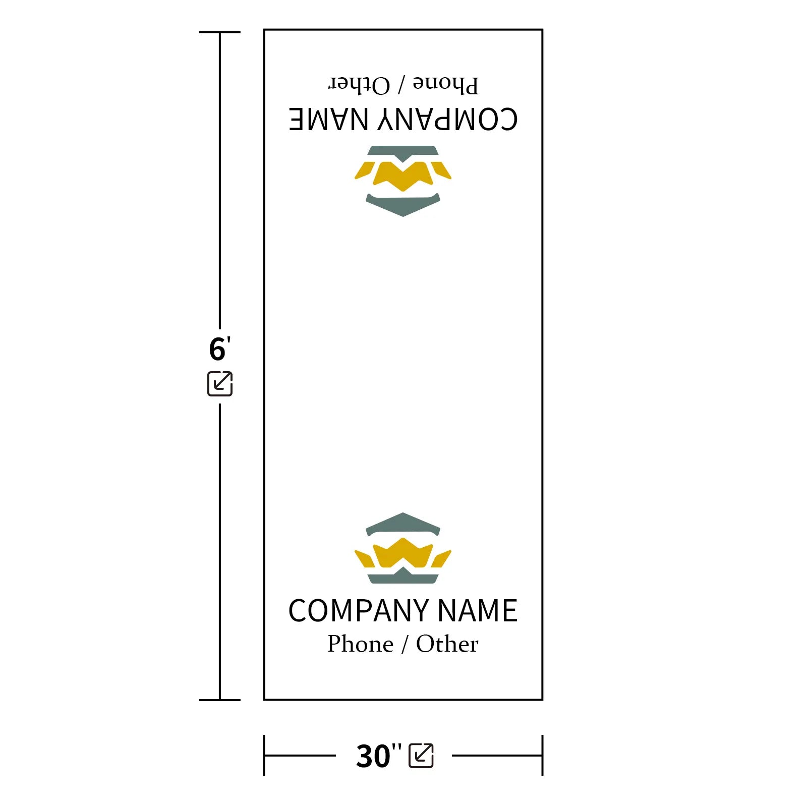 Custom Printed Table Running-