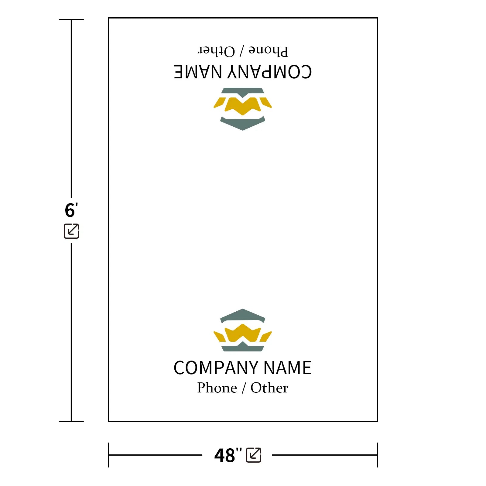 Custom Printed Table Running-