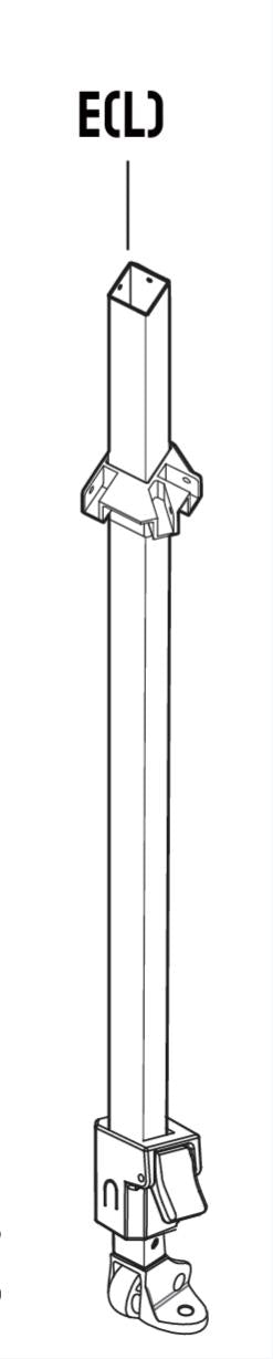 Replacement Parts | 8'x8' Canopy | Model RS64F
